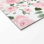 Blush Pink Floral Blooms Welcome Mat Gallery Image 2