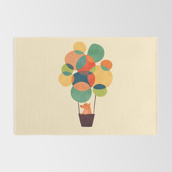 Whimsical Hot Air Balloon Rug Gallery Image 2