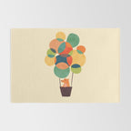 Whimsical Hot Air Balloon Rug Gallery Image 2