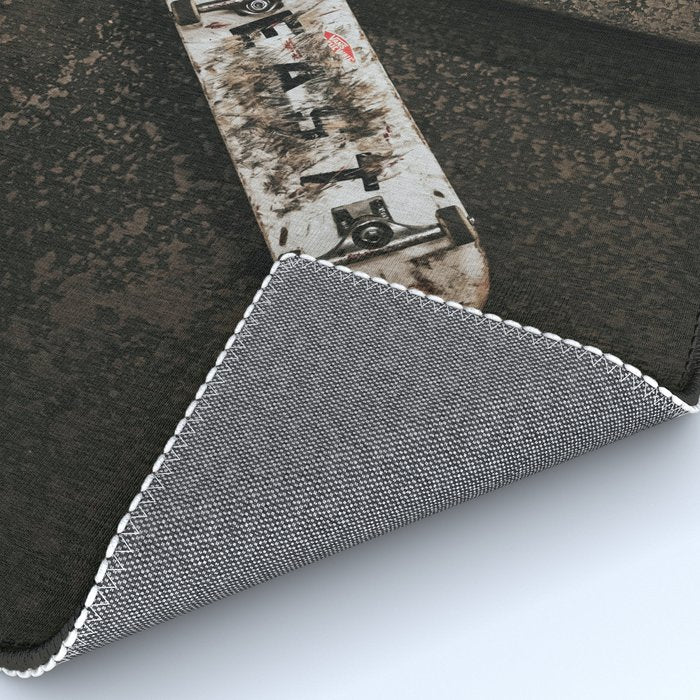 Grungy Skateboard (Color) Rug Gallery Image 4