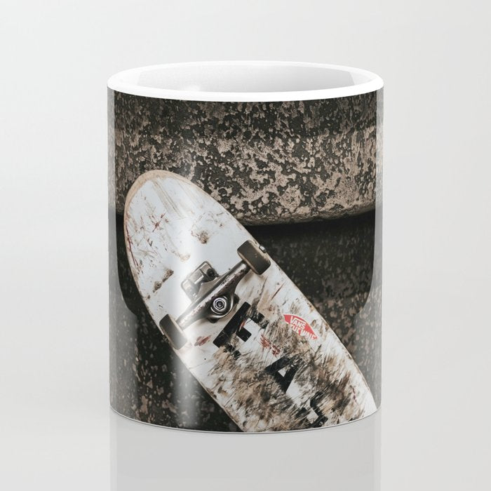 Grungy Skateboard (Color) Coffee Mug Gallery Image 4