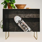 Grungy Skateboard (Color) Credenza Gallery Image 1