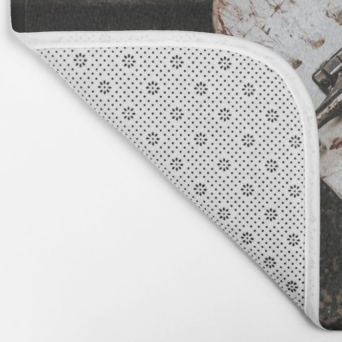 Grungy Skateboard (Color) Bath Mat Gallery Image 2