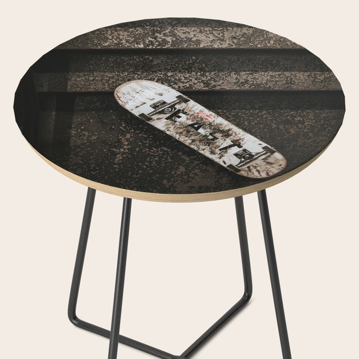 Grungy Skateboard (Color) Side Table Gallery Image 2