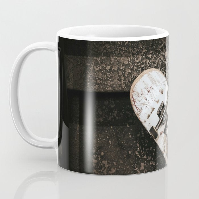 Grungy Skateboard (Color) Coffee Mug Gallery Image 3