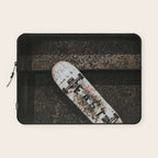 Grungy Skateboard (Color) Laptop Sleeve Gallery Image 1