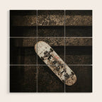 Grungy Skateboard (Color) Wood Wall Art Gallery Image 1