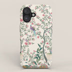 Chinoiserie Lemon Fresco Floral Garden Birds Oriental Botanical iPhone Case Gallery Image 1