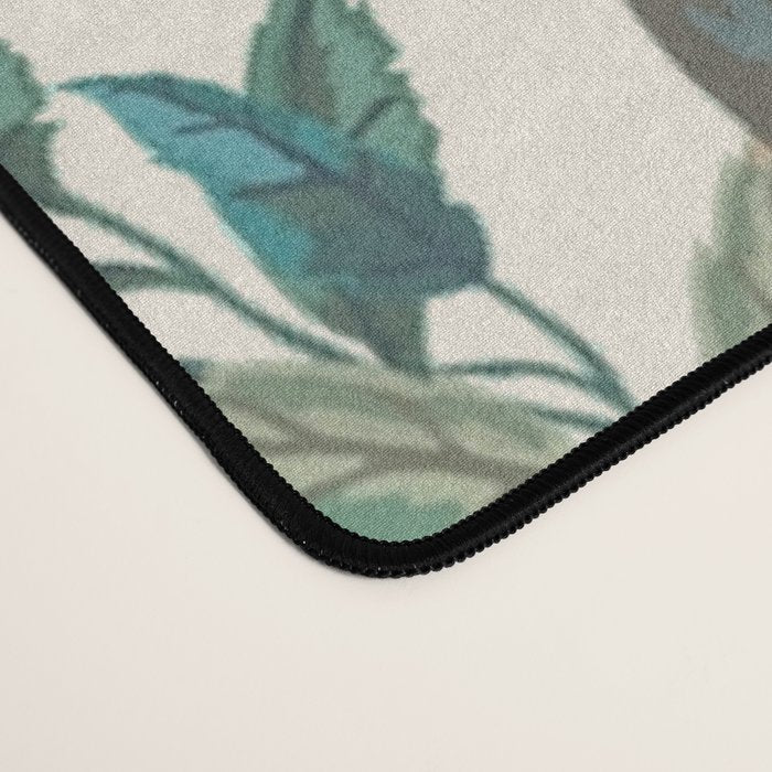 Chinoiserie Lemon Fresco Floral Garden Birds Oriental Botanical Desk Mat Gallery Image 4