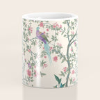 Chinoiserie Lemon Fresco Floral Garden Birds Oriental Botanical Coffee Mug Gallery Image 4