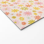 Marker Flowers Print Welcome Mat Gallery Image 2