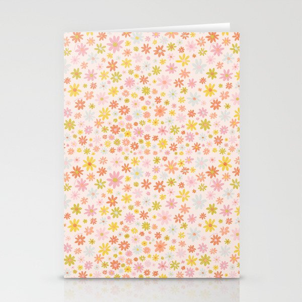Marker Flowers Print Stationery Card Gallery Image 2
