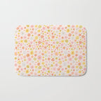 Marker Flowers Print Bath Mat Gallery Image 1