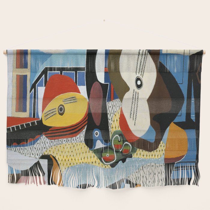 Pablo Picasso Mandolin and Guitar Wall Hanging Gallery Image 1