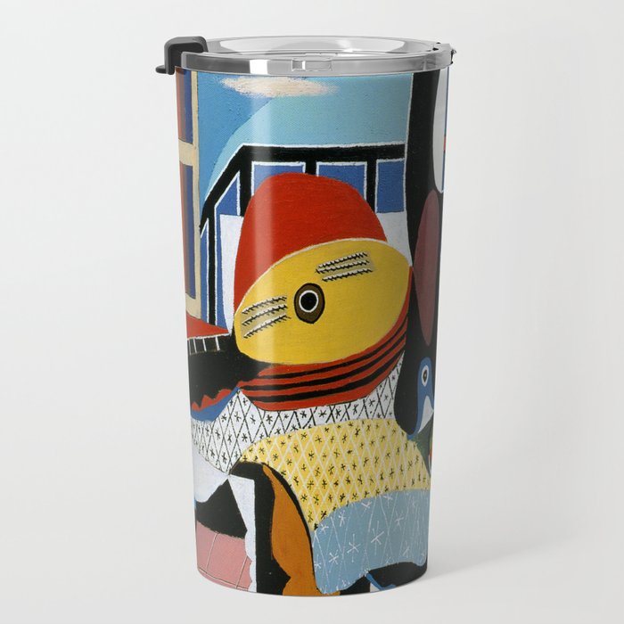 Pablo Picasso Mandolin and Guitar Travel Mug Gallery Image 3