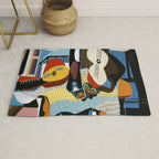 Pablo Picasso Mandolin and Guitar Rug Gallery Image 1