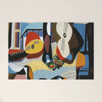 Pablo Picasso Mandolin and Guitar Welcome Mat Gallery Image 1