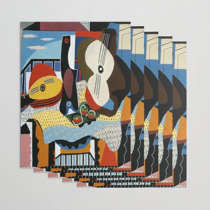 Pablo Picasso Mandolin and Guitar Wrapping Paper Gallery Image 3