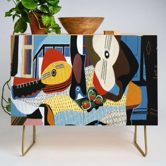 Pablo Picasso Mandolin and Guitar Credenza Gallery Image 1