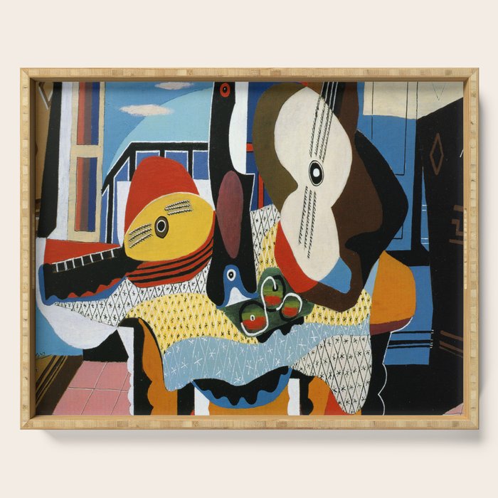 Pablo Picasso Mandolin and Guitar Serving Tray Gallery Image 1