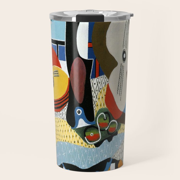 Pablo Picasso Mandolin and Guitar Travel Mug Gallery Image 1