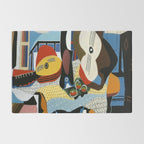 Pablo Picasso Mandolin and Guitar Rug Gallery Image 2