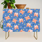 Origami Fortune Teller in Lavender & Pastel Pink Credenza Gallery Image 1