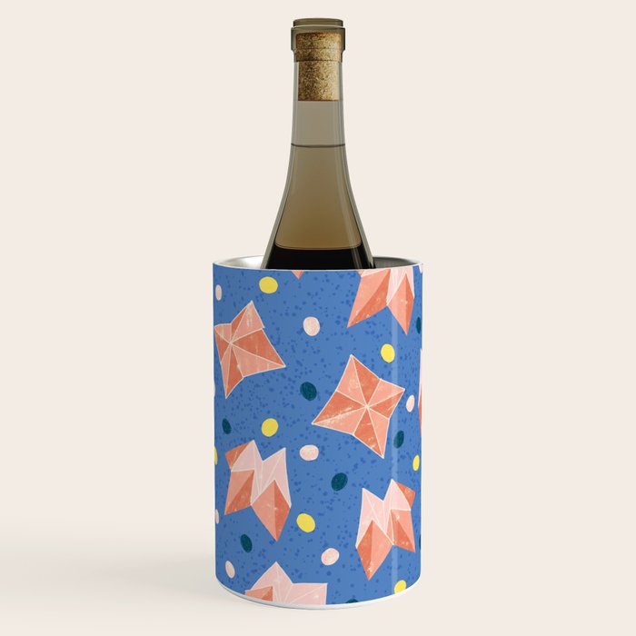 Origami Fortune Teller in Lavender & Pastel Pink Wine Chiller Gallery Image 2