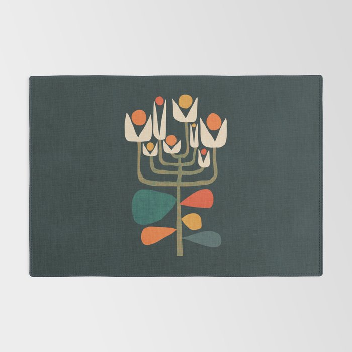 Retro botany Rug Gallery Image 2