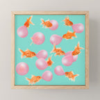 BUBBLEGUM GOLDFISH Mini Art Print Gallery Image 1
