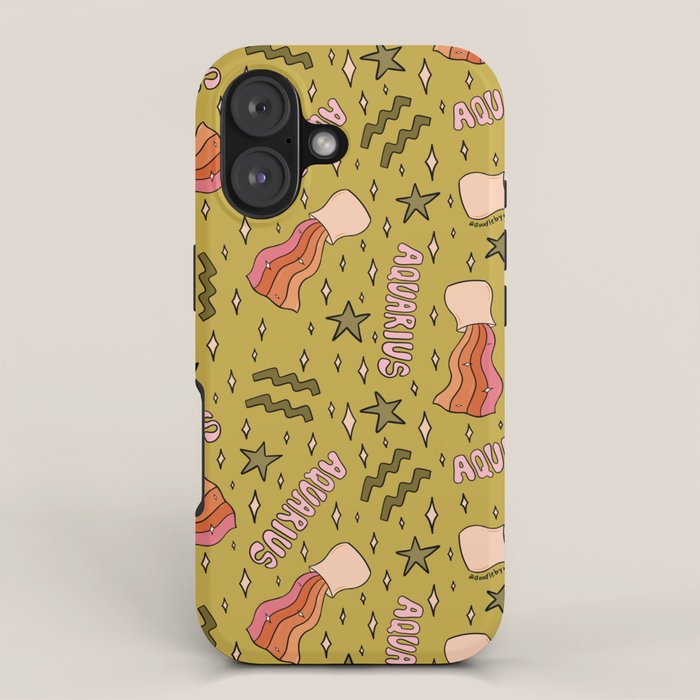 Aquarius Print iPhone Case Gallery Image 1