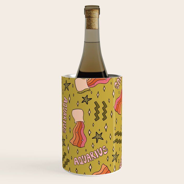 Aquarius Print Wine Chiller Gallery Image 2