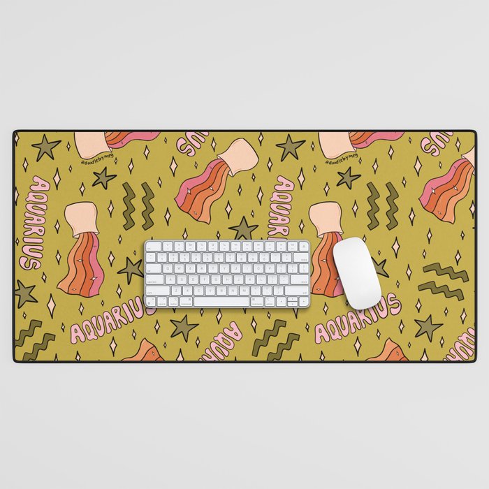 Aquarius Print Desk Mat Gallery Image 1