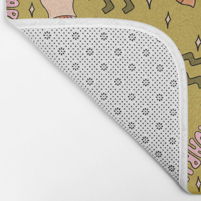 Aquarius Print Bath Mat Gallery Image 2