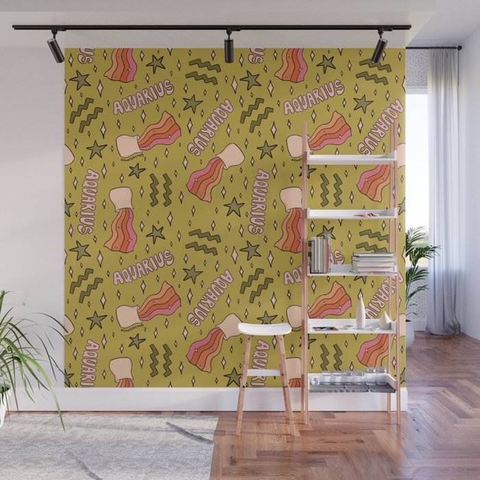 Aquarius Print Wall Mural Gallery Image 1
