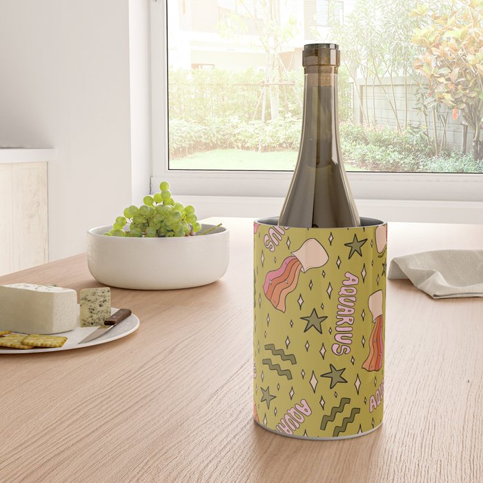 Aquarius Print Wine Chiller Gallery Image 4
