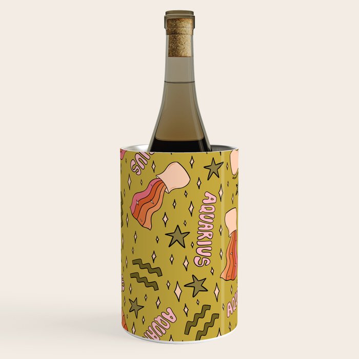 Aquarius Print Wine Chiller Gallery Image 1