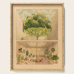Round Tree Serving Tray Gallery Image 1