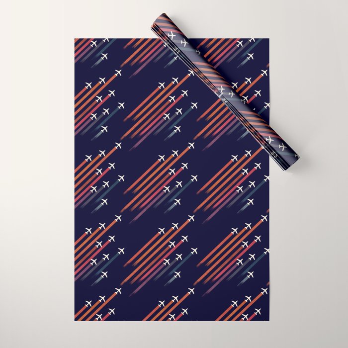 Aerial acrobat Wrapping Paper Gallery Image 1