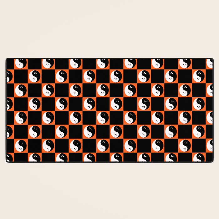 Spooky Yin Yang Desk Mat Gallery Image 3