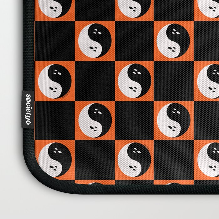Spooky Yin Yang Laptop Sleeve Gallery Image 3