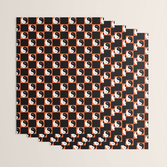 Spooky Yin Yang Wrapping Paper Gallery Image 3