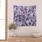 Mermaid Purple and Silver Wall Tapestry Gallery Image 2
