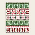 Green & Red Winter Fair Isle Notebook Gallery Image 4