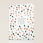 Joy in The Mess Of Things | Polka Dot Design Stationery Card Gallery Image 2