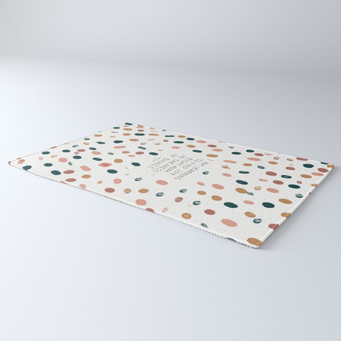 Joy in The Mess Of Things | Polka Dot Design Rug Gallery Image 3