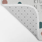Joy in The Mess Of Things | Polka Dot Design Bath Mat Gallery Image 2