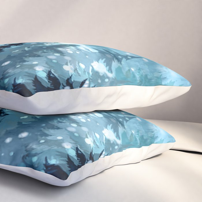 Winter Night Pillow Sham Gallery Image 3