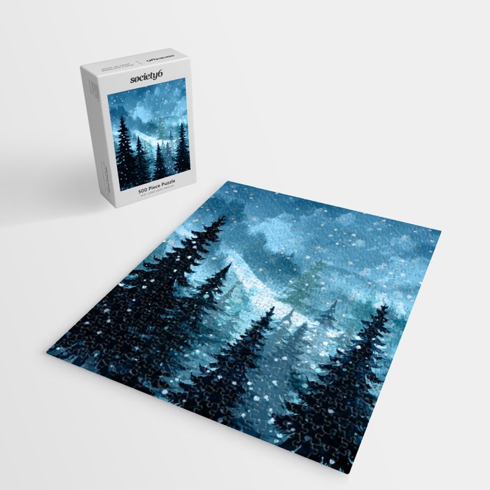 Winter Night Jigsaw Puzzle Gallery Image 2