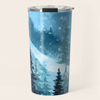 Winter Night Travel Mug Gallery Image 1
